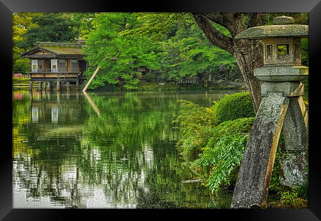 Japanese Teahouse  Framed Print by Jonah Anderson Photography