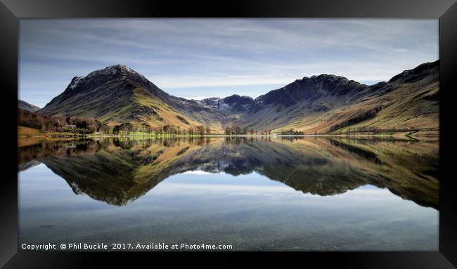 Buttermere Double Framed Print by Phil Buckle