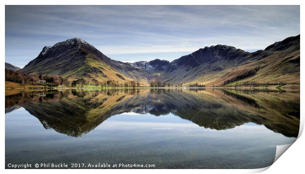 Buttermere Double Print by Phil Buckle