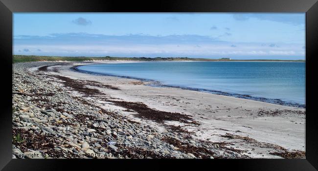 Backaskail Bay Framed Print by Steven Watson