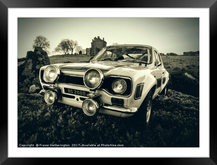 Classic at a Classic Framed Mounted Print by Fraser Hetherington