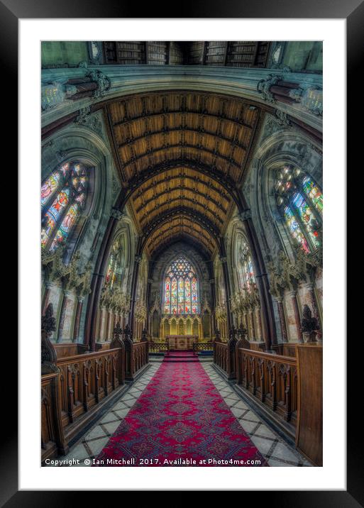 Marble Church Framed Mounted Print by Ian Mitchell