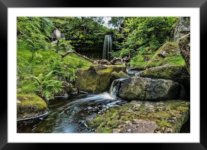Fairlie Falls  Framed Mounted Print by Valerie Paterson