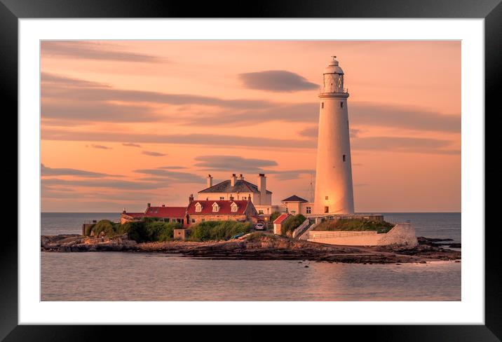 St Mary's evening glory Framed Mounted Print by Naylor's Photography