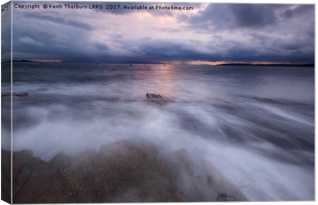 Elgol Sunset Canvas Print by Keith Thorburn EFIAP/b