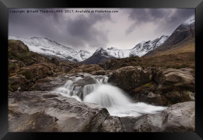 Fairy Pools of River Brittle Framed Print by Keith Thorburn EFIAP/b