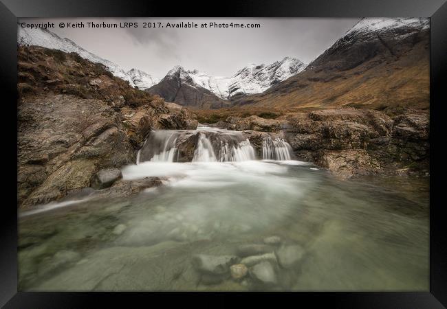 Fairy Pools of River Brittle Framed Print by Keith Thorburn EFIAP/b