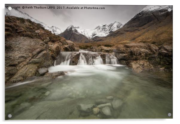 Fairy Pools of River Brittle Acrylic by Keith Thorburn EFIAP/b