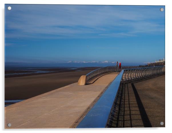 Blackpool Promenade   Acrylic by Victor Burnside