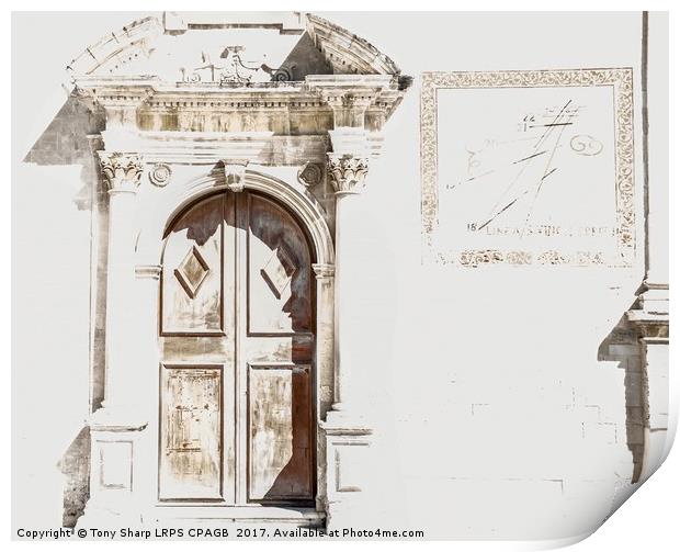 DOORWAY IN SICILY Print by Tony Sharp LRPS CPAGB