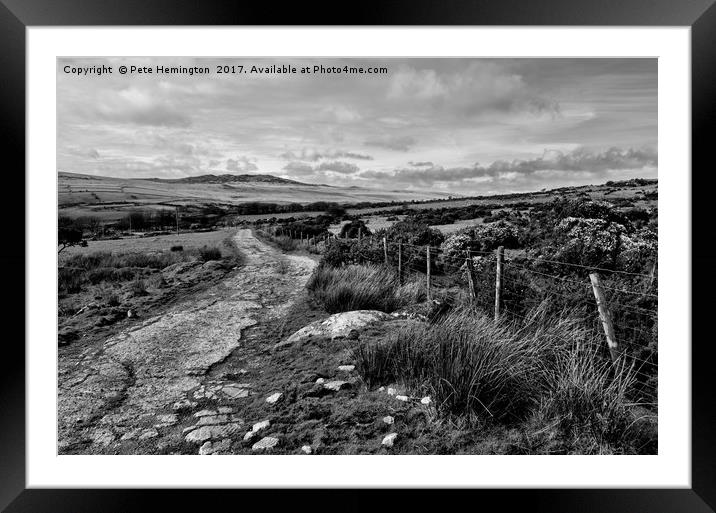 Bodmin Moor Framed Mounted Print by Pete Hemington