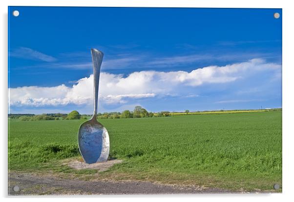 Spoon Acrylic by john appleby