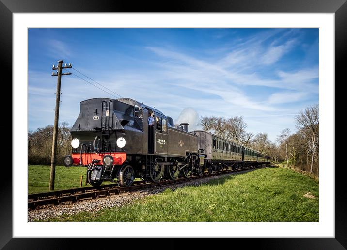 Isle Of Wight Steam Railway 41298 Framed Mounted Print by Wight Landscapes