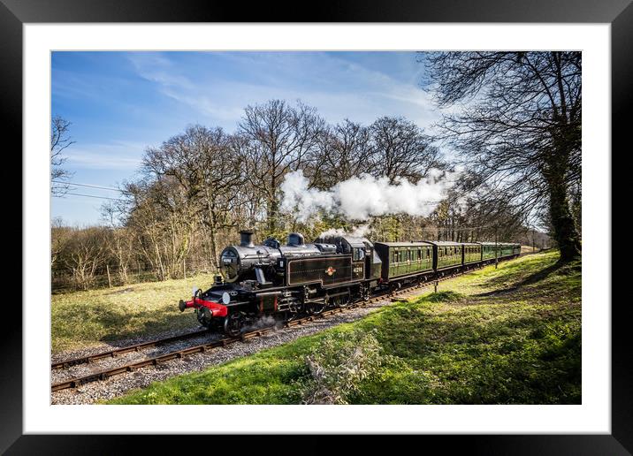 Isle Of Wight Steam Railway Framed Mounted Print by Wight Landscapes
