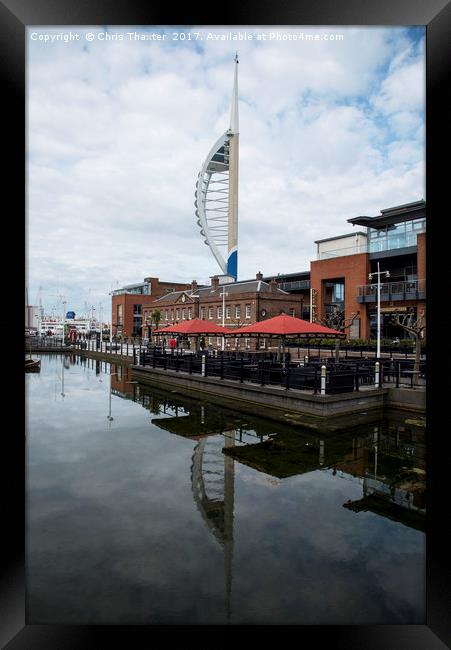 Spinnaker Tower Portsmouth Framed Print by Chris Thaxter
