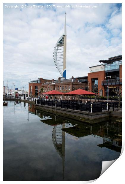 Spinnaker Tower Portsmouth Print by Chris Thaxter