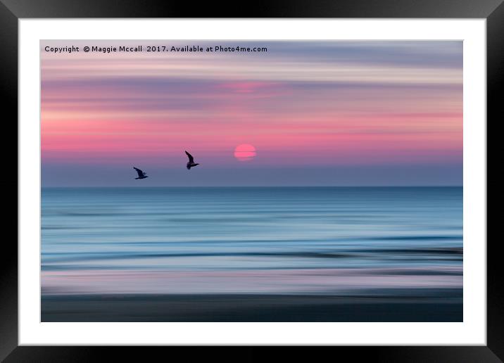 Serenity in Widemouth Bay Bude Cornwall Framed Mounted Print by Maggie McCall