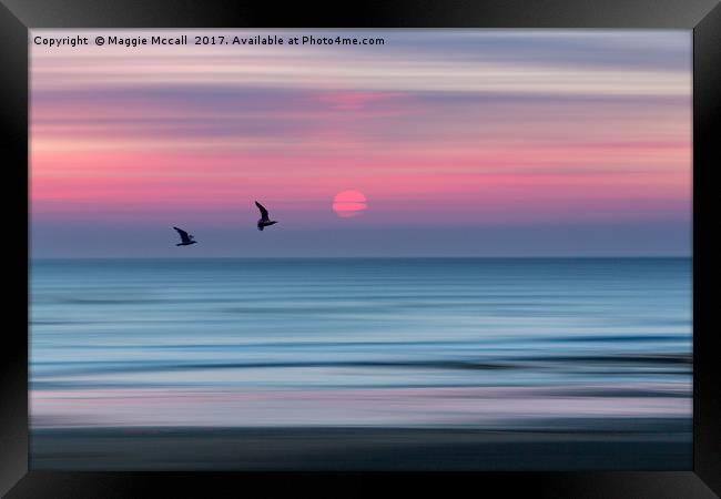 Serenity in Widemouth Bay Bude Cornwall Framed Print by Maggie McCall
