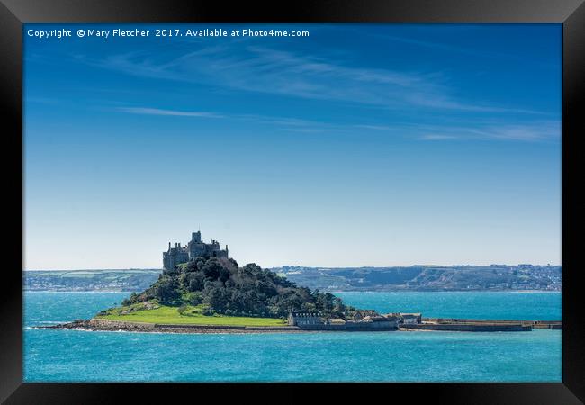 St Michaels Mount Framed Print by Mary Fletcher