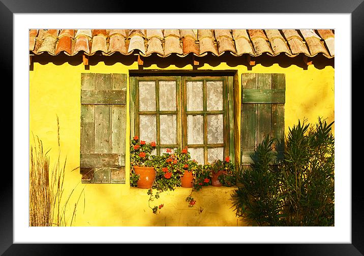 Sunshine and Shutters Framed Mounted Print by Bel Menpes