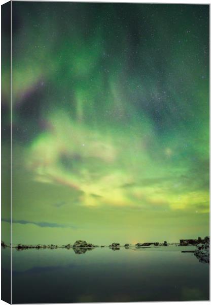 Aurora Behind Clouds. Canvas Print by Natures' Canvas: Wall Art  & Prints by Andy Astbury