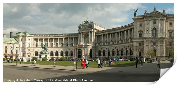 The Neue Burg, Vienna, Austria. Print by Robert Murray