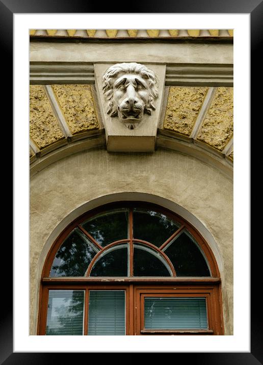 The bas-relief wall architecture Framed Mounted Print by Yury Petrov