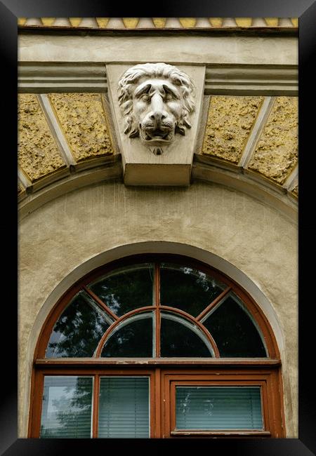 The bas-relief wall architecture Framed Print by Yury Petrov