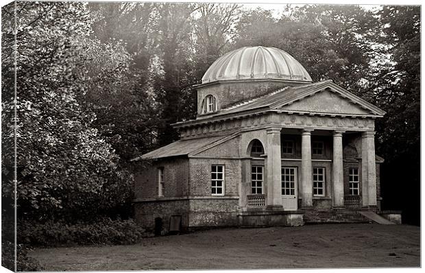 Holkham Temple Canvas Print by Robert Geldard