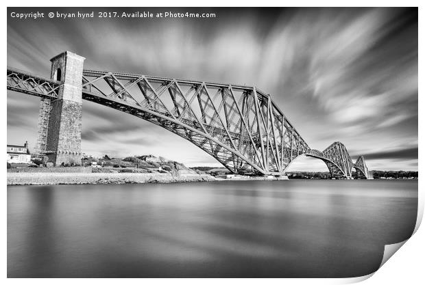 The Bridge Print by bryan hynd