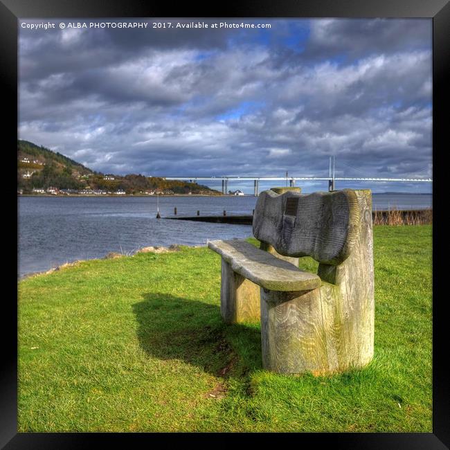 The Kessock Bridge, Inverness, Scotland. Framed Print by ALBA PHOTOGRAPHY