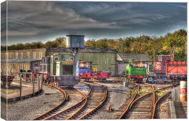 Railway Engine Sheds at Quainton Road Canvas Print by Chris Thaxter