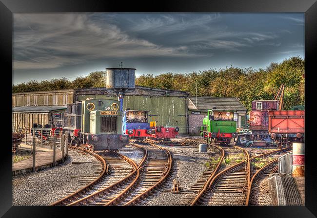 Railway Engine Sheds at Quainton Road Framed Print by Chris Thaxter