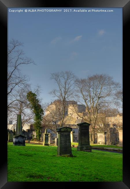 Greyfriar's Kirkyard, Edinburgh Framed Print by ALBA PHOTOGRAPHY