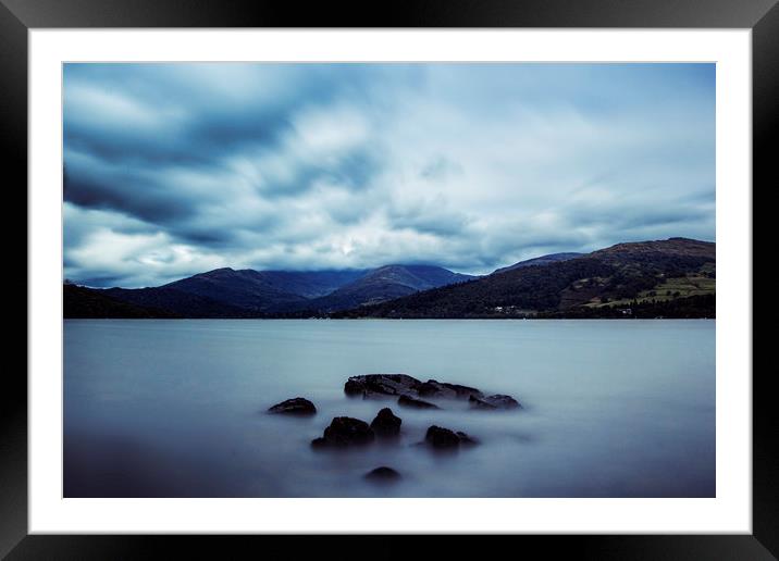Windermere Stones Framed Mounted Print by Aran Smithson