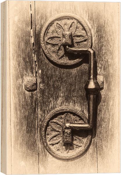 Old Door Handle Canvas Print by Jason Moss