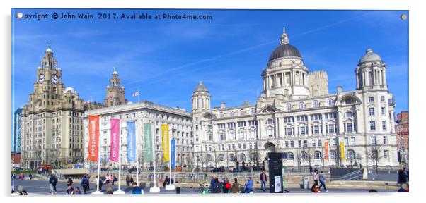 Three Graces Acrylic by John Wain