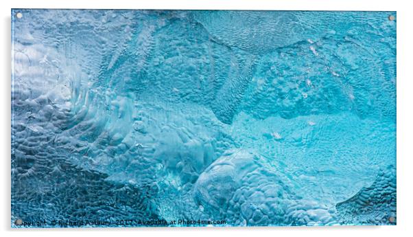 Jökulsárlón ice Acrylic by Richard Astbury