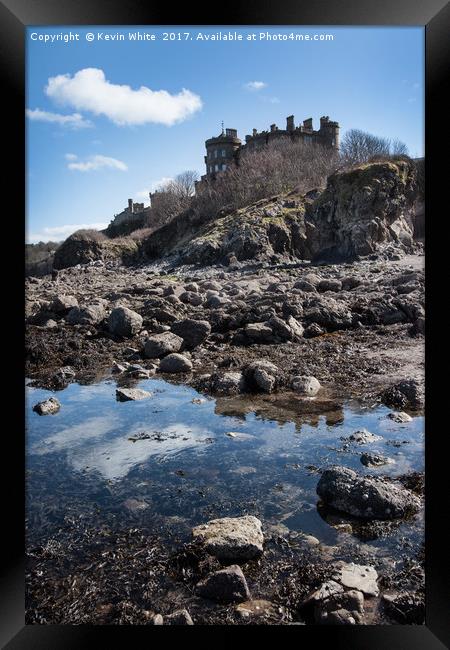 Culzean Castle Beach Framed Print by Kevin White