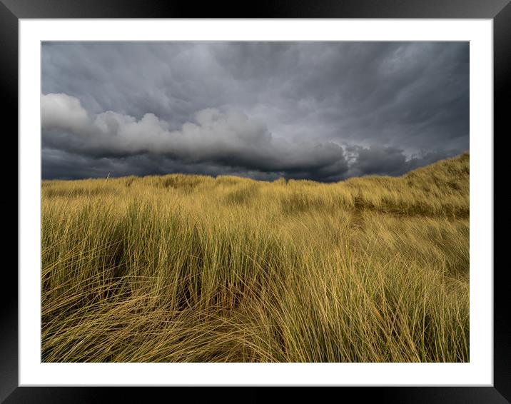 The Ominous Sky of Aberffraw Framed Mounted Print by Colin Allen