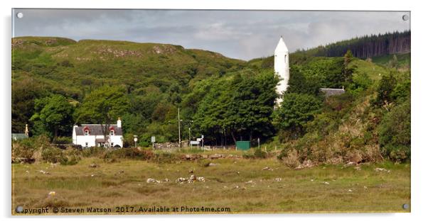 At Dervaig Acrylic by Steven Watson