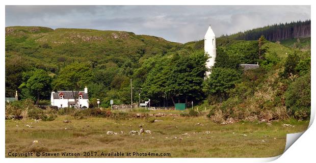 At Dervaig Print by Steven Watson