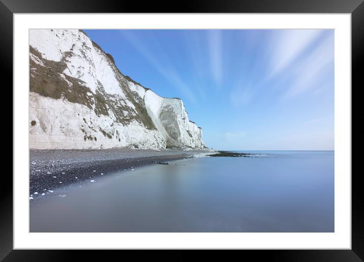 White Cliffs of Dover Framed Mounted Print by Ian Hufton