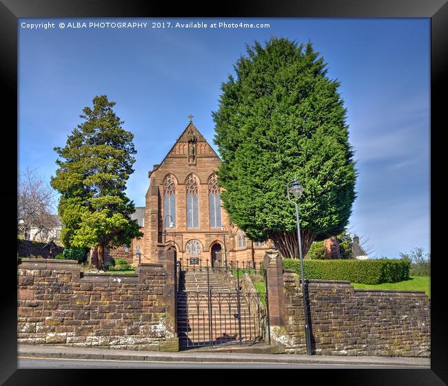 St. Mary's Catholic Church, Stirling, Scotland Framed Print by ALBA PHOTOGRAPHY