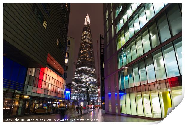 The Shard Print by Louise Wilden