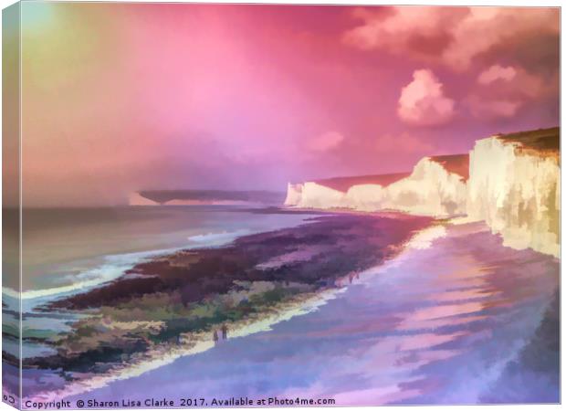 Seven colour Sisters Canvas Print by Sharon Lisa Clarke