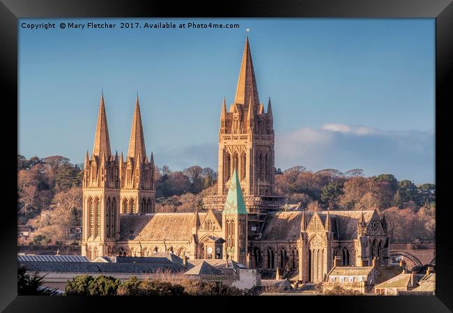 Truro Cathedral Framed Print by Mary Fletcher