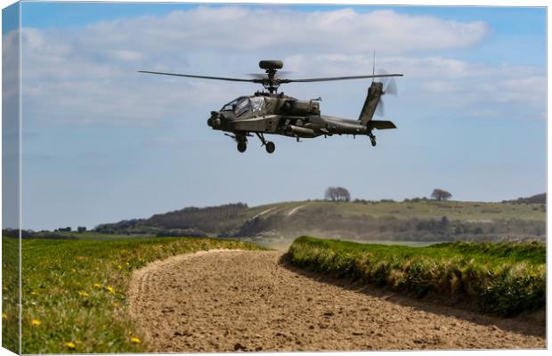Army Air Corps Apache SPTA Canvas Print by Oxon Images