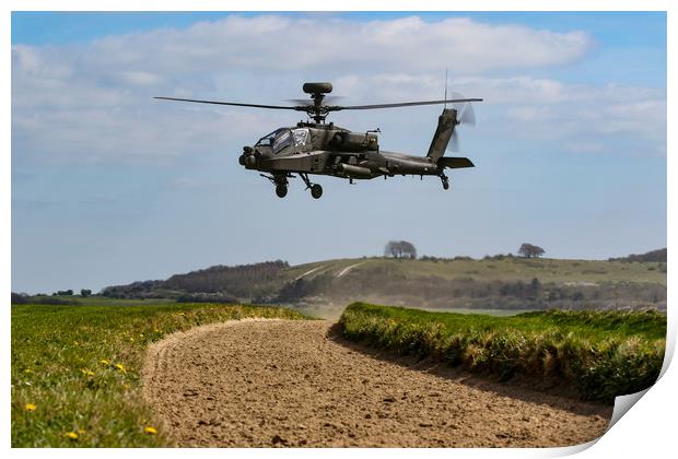 Army Air Corps Apache SPTA Print by Oxon Images