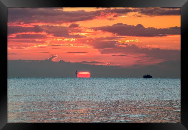 Solent Sunrise Framed Print by Wight Landscapes